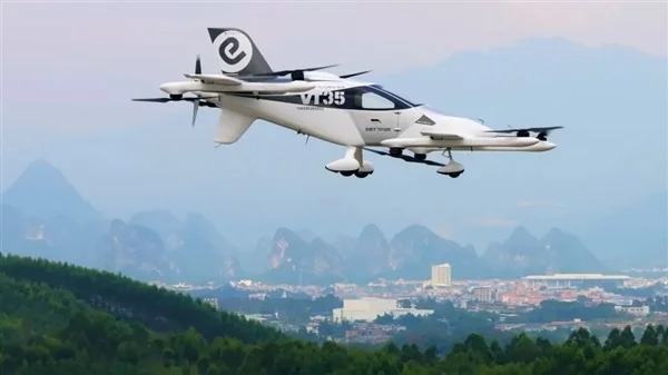 指導價650萬！億航智能長航程無人駕駛載人航空器VT35發布：航程約200km
